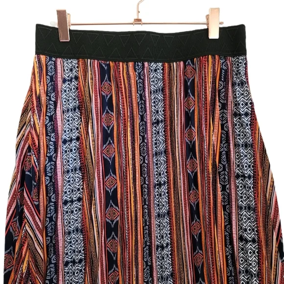 LuLaRoe Jill Skirt L Large Pleated Accordion - Picture 2 of 5